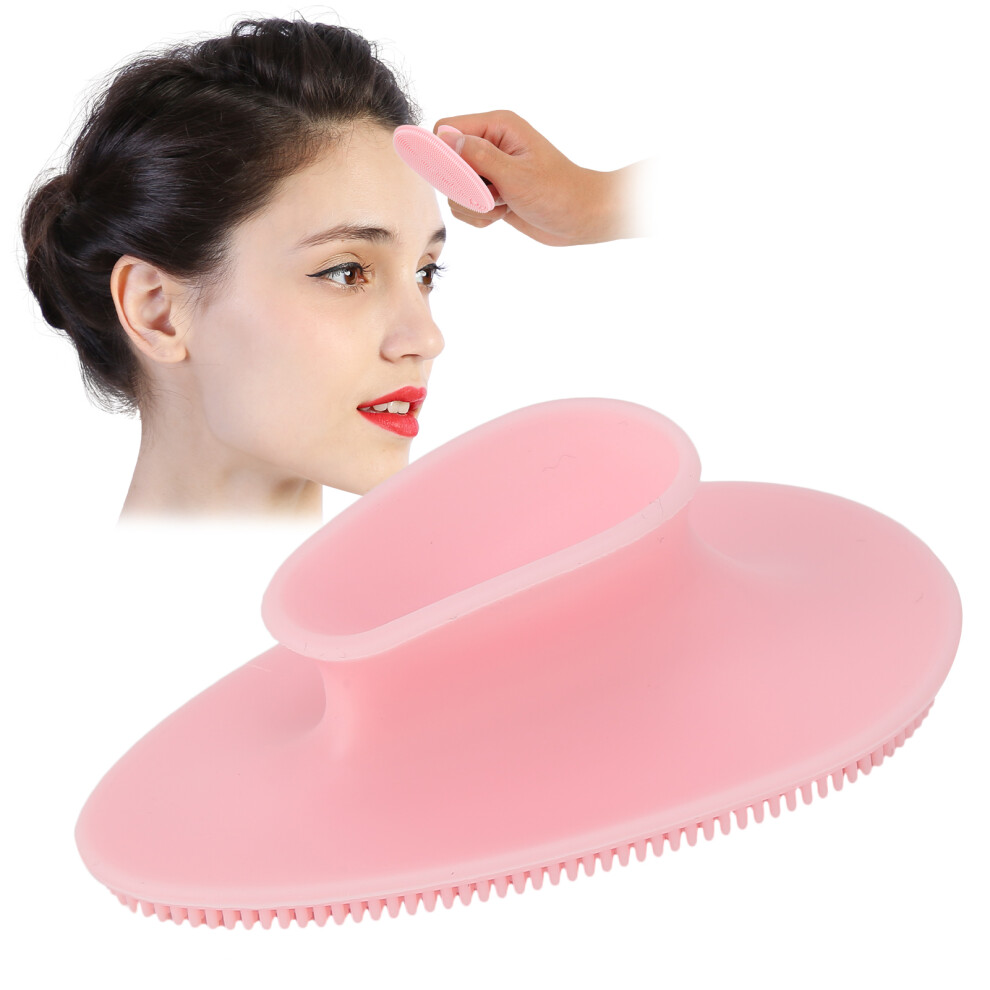 Pink Silicone Facial Cleansing Brush Â Portable Multifunctional Skin Care Tool