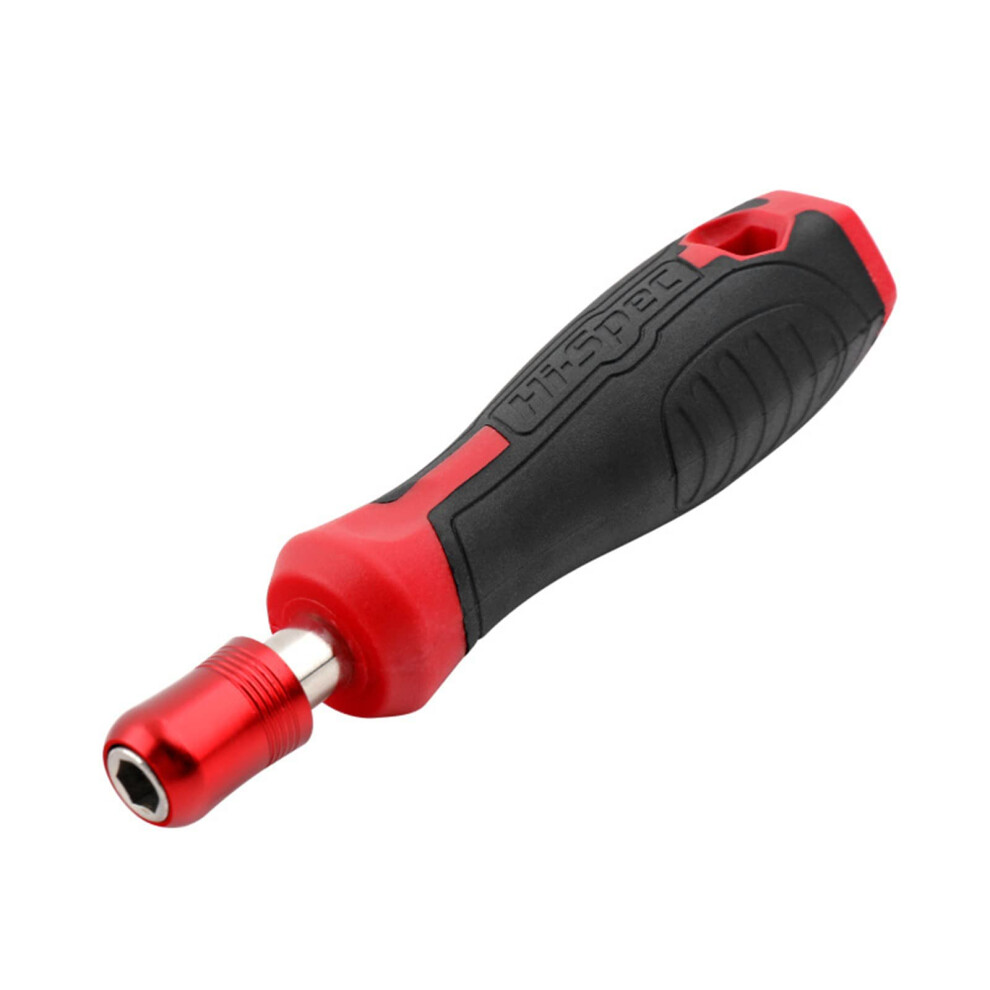 Electric Screwdrivers Bit Holder 1/4'' 6.35Mm Hardened Steel Pvc Antislip Handle Red 9339159001431