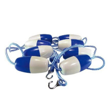 Pool Safety Divider Rope With Stainless Steel Hooks And Floating Buoys For Clear Demarcation In Swimming Pools