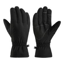 Warm Gloves Touchscreens Design Nonslip Grip Gloves-Black XL
