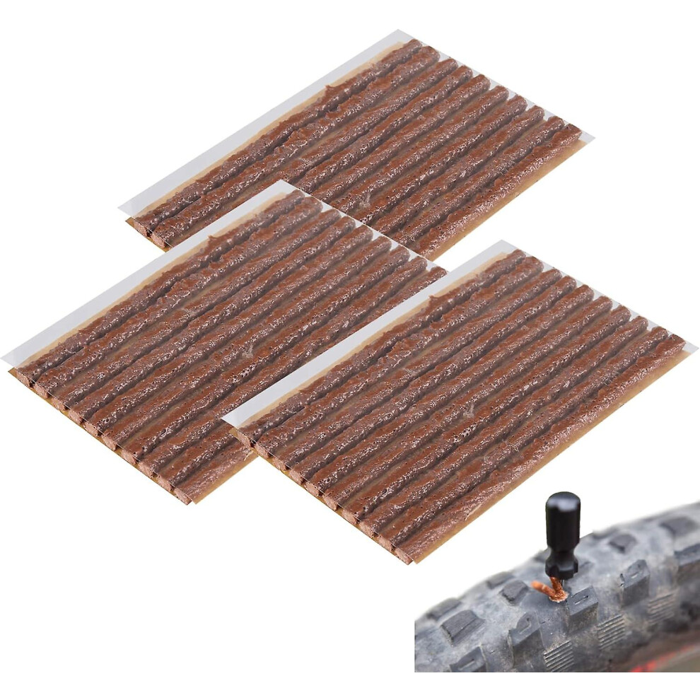 Kikidex (As Show, One Size) Tubeless Tire Repair Kit, Tire Repair Bit, Tire Repair Strips, For Car, Van, Motorcycle, 30Pcs