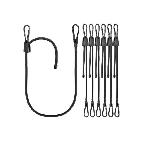 Flexible Federschnur, 121,9 cm, veränderbare Länge,-6 Packungen 1