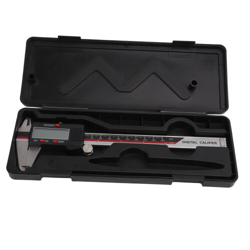 Precision Digital Caliper 0-150mm Range Anti-Corrosion Black 1
