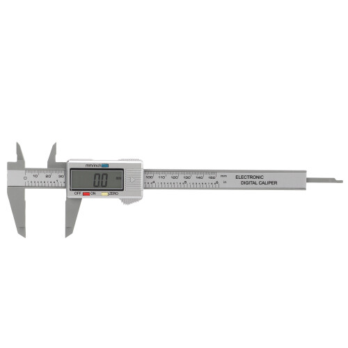 Digital Plastic Vernier Caliper Large LCD Screen Differential Measurement Tool 1
