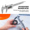 Digital Plastic Vernier Caliper Large LCD Screen Differential Measurement Tool 12