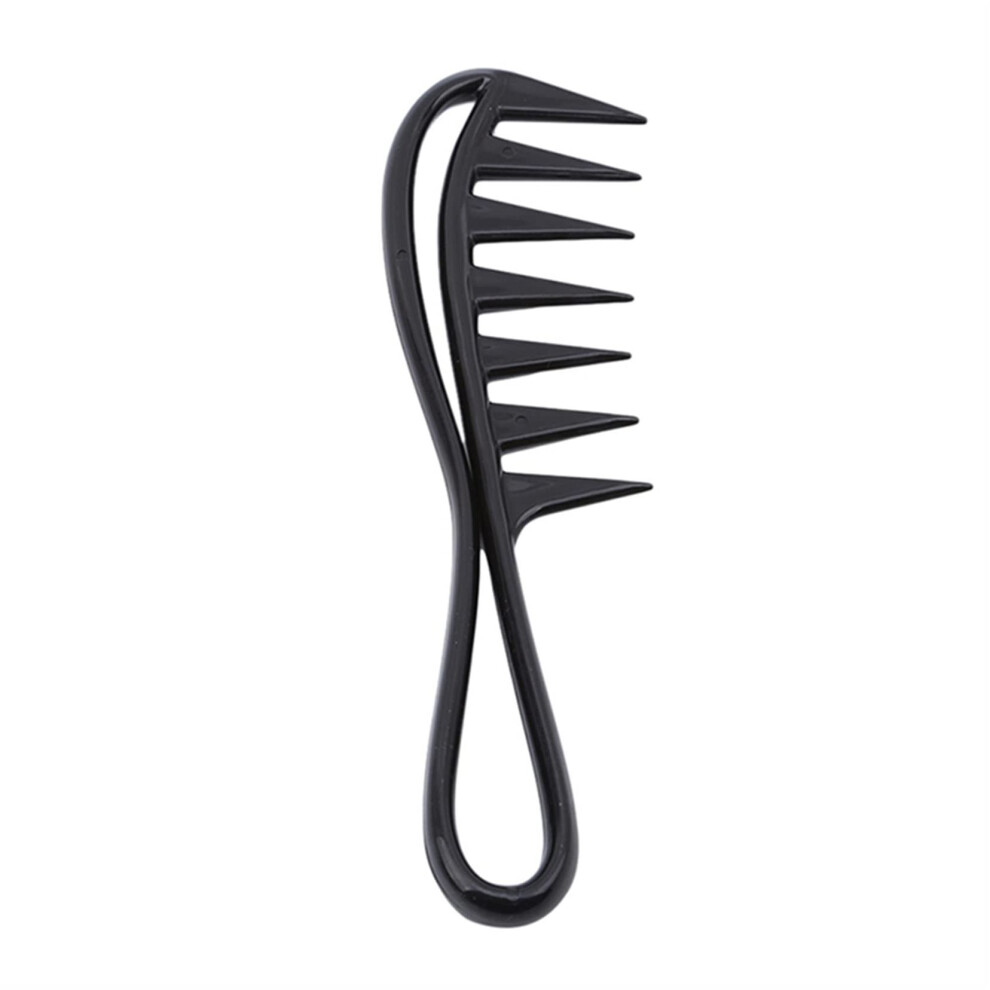 Unisex Wide Tooth Comb For Curly Thick Hair, Large Texture Shark Teeth Detangling Tool For Wet And Wavy Hair, Barber Use