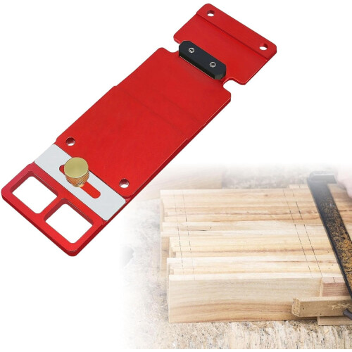 Track Guide 90-Degree Right Angle Stop for Circular Saw - Saw Guide Tool for Precise Cuts and Alignment 1