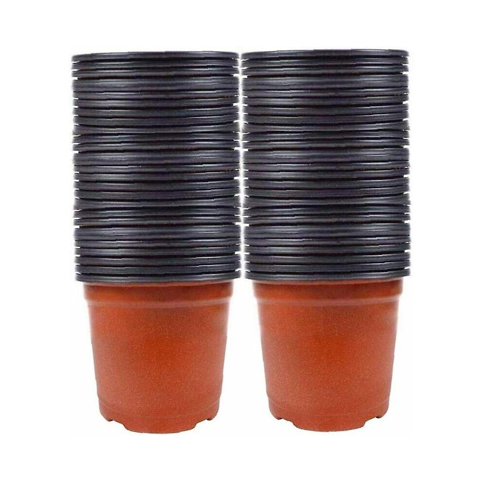 Kikidex (As Show, One Size) Blake Nursery Plants Plastic Flower Pots Seed Container Pots For Starting Succulents Cuttings Transplanting 100Pcs Seedlings