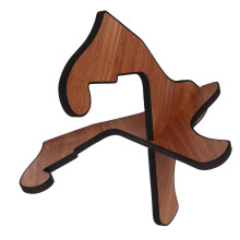 Holz-Gitarrenständer mit X-Frame, abnehmbarer Halterung, gelb, tragbarer Ständers für Saiteninstrumente
