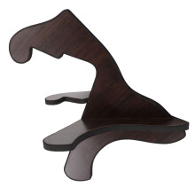 Holz-Gitarrenständer für Saiteninstrumente, X-Form, abnehmbar, montiert, schwarz, tragbar