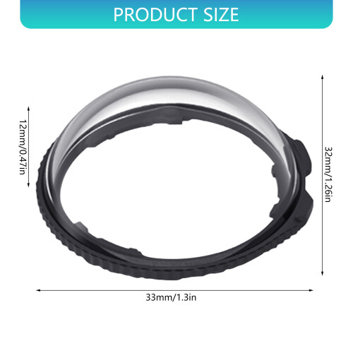 2Pcs Scratch Resistant Optically Glass Lens Cover 10H Hardness 2