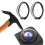 2Pcs Scratch Resistant Optically Glass Lens Cover 10H Hardness 6