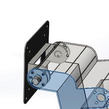 Robust 360 Degree Rotating Disc Type Damping Shaft For Brackets And Cabinets XK543M68 2Pcs 3 Nm Torque Size 5