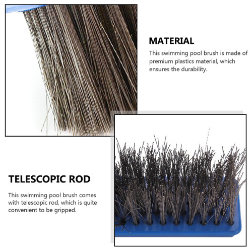 Swimming Pool Brush Yard Cleaning Brushes Tiles Scrubbing Accessory 2