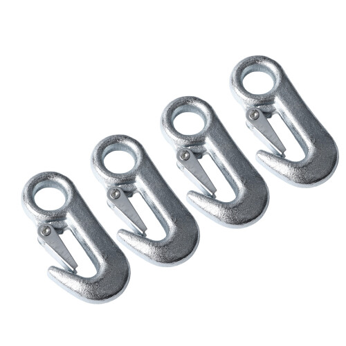 Stück Anhängerkarabinerhaken, 90 mm, Eisen,