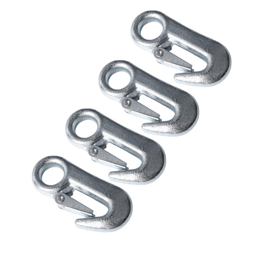 Stück Anhängerkarabinerhaken, 90 mm, Eisen, 2