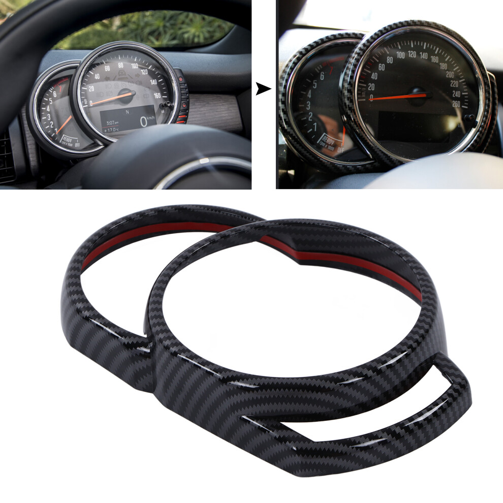 Mini Cooper F54 F55 F56 F57 Dashboard Panel Cover In Carbon Fiber Style 4381358023078