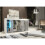 Creative Furniture Eden Sideboard 164cm - White & Grey Gloss Doors 8