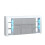 Creative Furniture Eden Sideboard 164cm - White & Grey Gloss Doors 10