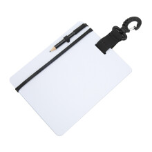 Diving Underwater Writing Slate with Pencil Compact Size 127x153x3mm Blue