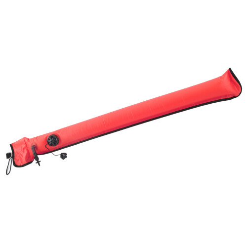 Bouée de repérage de surface pour plongée 1,15 m x 13 cm orange rouge 2