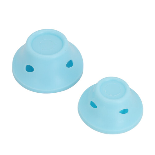 40 stücke Silikon Lockenwickler Weichen Blauen 2