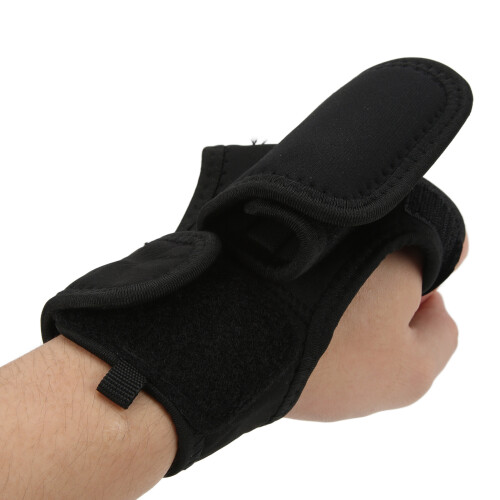 Night Visibility Wrist Flashlight Gloves with Retractable Hook & Durable Cover