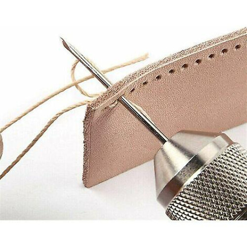 (As show, One size) 7Pcs/Set Leather Sewing Tools DIY Leather Hand Stitching Tool Kit (173mm) 2