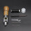 (As show, One size) 7Pcs/Set Leather Sewing Tools DIY Leather Hand Stitching Tool Kit (173mm) 4