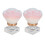 2er-Set Nagelkunst-Puderpinsel, rosa, weiche 8