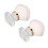 2er-Set Nagelkunst-Puderpinsel, rosa, weiche 4