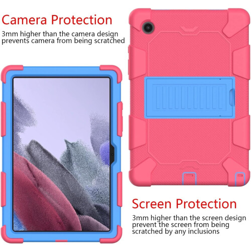 Étui pour Samsung Galaxy Tab A7 10,4" avec support Robuste Rose 1
