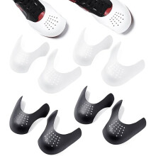 Men's Anti-Crease Shoe Protectors - 4-Pair Set of Breathable Sneaker Guards for Trainers, Adjustable Toe Box Shapers for Sizes 40-46
