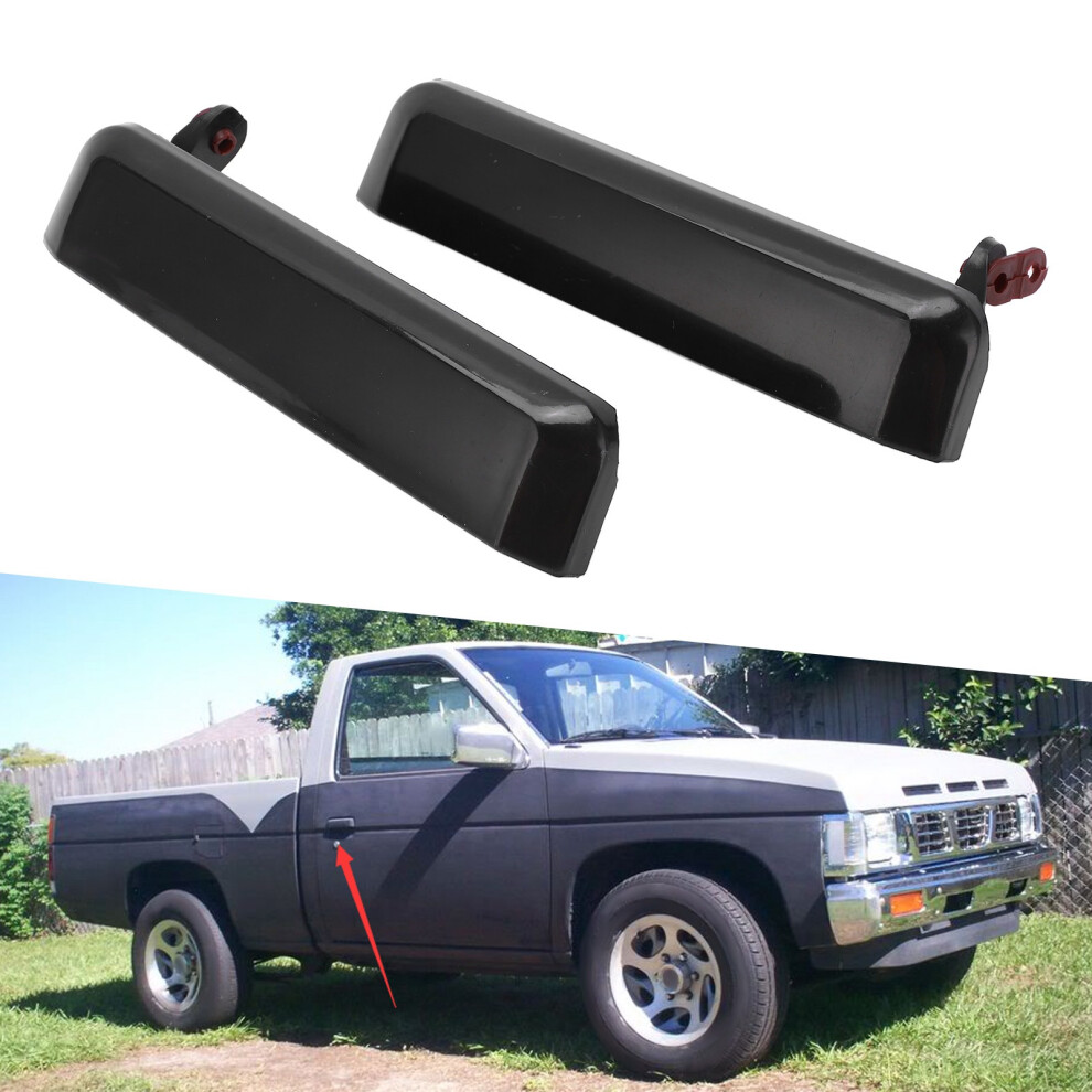 Front Exterior Door Handle For Nissan D21 Pickup 1986-94, Abs 7631358025648