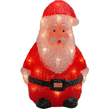 LED Lampe Weihnachtsmann Weihnachtsdekoration Acryl Groß 21,5 x 16 cm — weihnachtsfigur beleuchtet