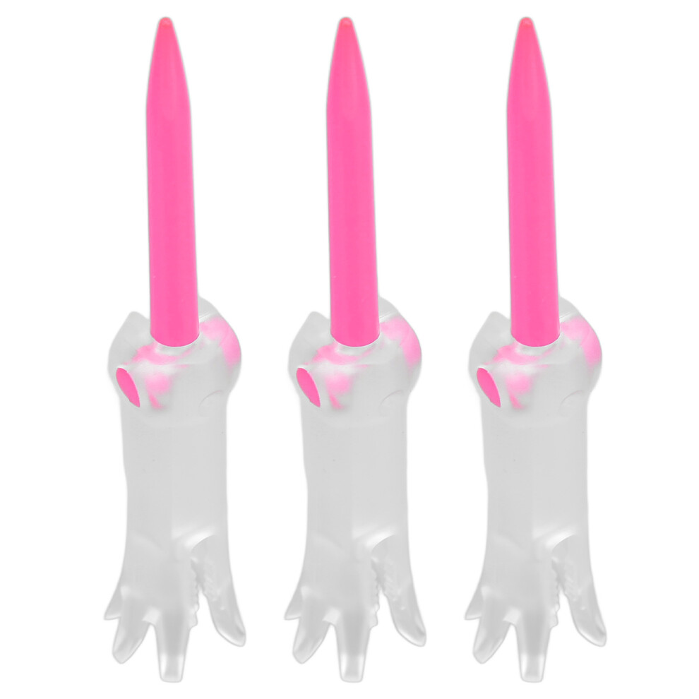 Lightweight Pink Foldable Golf Tee with Rotatable Anti-Flying Tips for Practice-image-OPC-PMRCGYF-NEW