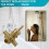 Adaptateur de douche en laiton à sorties multiples, avec 3