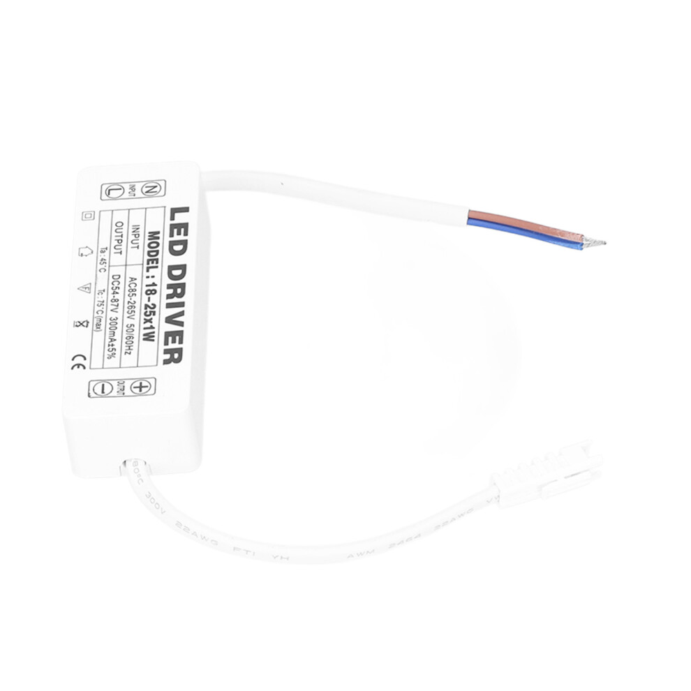 Reliable 18Â25X1w Led Driver Compact Size 300Ma Output Short Circuit Safe 4201358027886