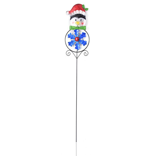 Kunst Weihnachts mann Eisen Blumen Pinguin gewundene Reise