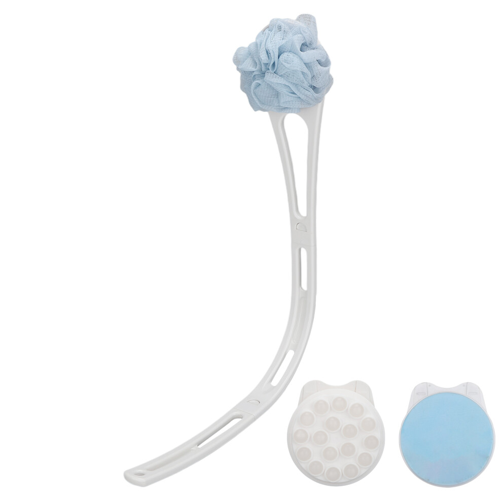 Multifunctional Shower Brush Set with Long Handle â Exfoliating & Massaging Bath Sponge
