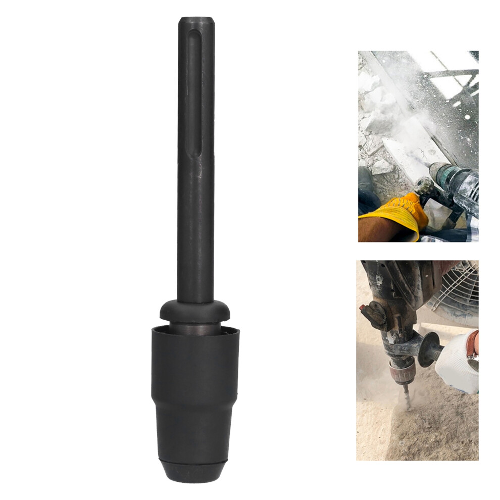 Sds To Plus Drill Chuck Adapter Converter Tool, 1In Head, Black 7891358031265