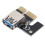 Carte riser PCIe avec affichage de température et câble 1x-16x 5