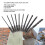 160mm Masonry Drill Bit Set 4-14mm Carbide Tip for Concrete 7