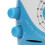 Radio portatile AM/FM blu impermeabile per doccia 8