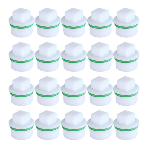 20 Pack Strong Threaded End Caps Heat-Four corners of 4 mi
