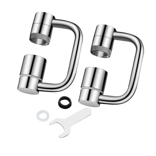 Corrosion Resistant Tap Rotate Adapters-Two double gears