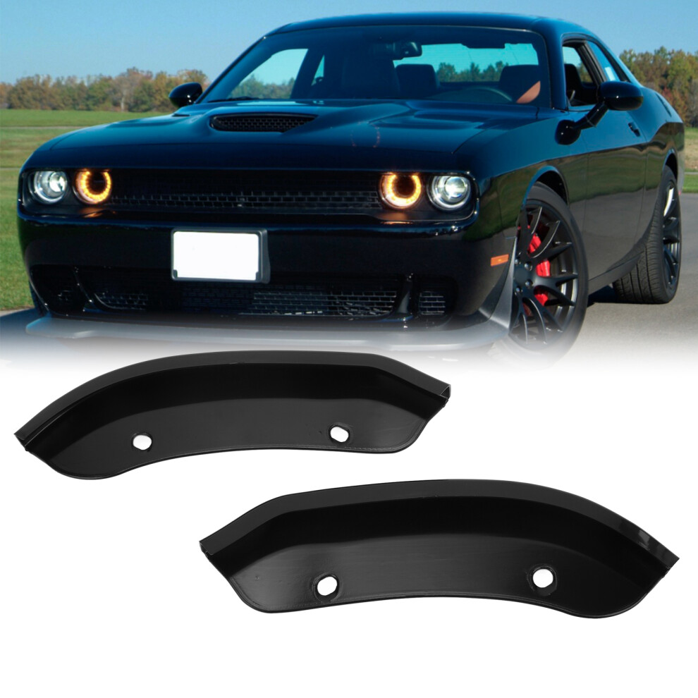 2Pcs Front Bumper Lip Protector Cover For Dodge Challenger Srt Hellcat 2015Â2021 4651358031664