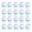 Pack of 20  Plastic Threaded Pipe Plugs 4-Hexagon 4 minute wir 1