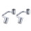 U Form Faucet Aerator Splashes Resistant-Two double gears 3