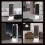 Portable 220V 2000W PTC Electric Heater Automatic Temperature 5